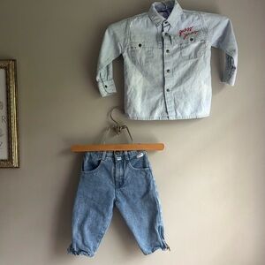 Vintage Guess by Georges Marciano Baby Denim Set - 24m